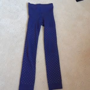 Blue leggings